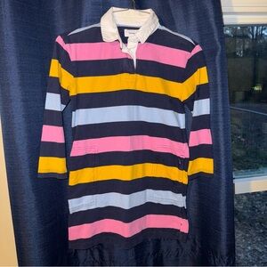 Old Navy Girls Size S 6 7 Small Striped Polo Dress